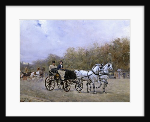 A Sunday Pleasure Outing in the Park by Ottokar Walter