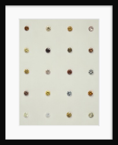 Variety of Colored Diamonds by Anonymous