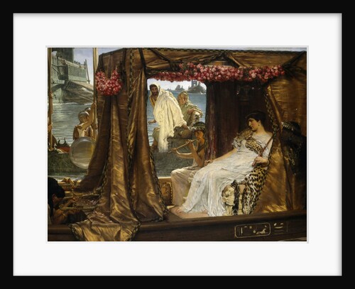 The Meeting of Anthony and Cleopatra, 41 B.C. by Lawrence Alma-Tadema