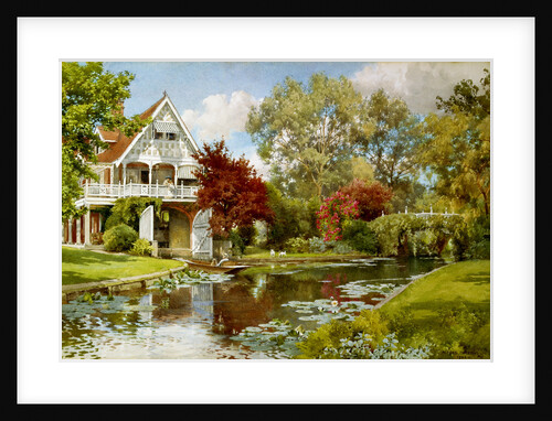 The Boathouse by Alfred William Parsons