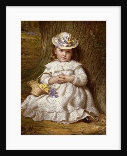 Primroses and Bluebells by Samuel Sidley