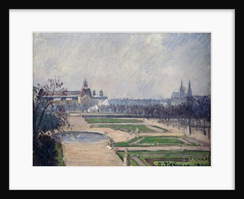 The Tuilleries Basin and the Louvre by Camille Pissarro