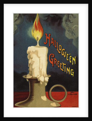 Hallowe'en Greeting Postcard by Ellen H. Clapsaddle