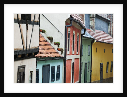 Golden Lane Inside Prague Castle Walls by Anonymous