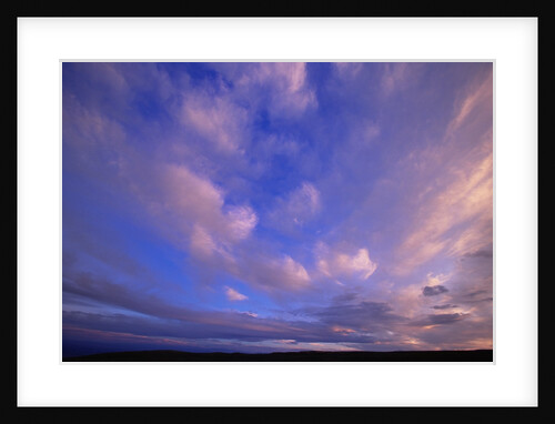 Colorful Clouds at Sunset by Anonymous
