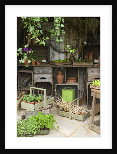 Potting Shed in Garden at Hampton Court Flower Show by Anonymous