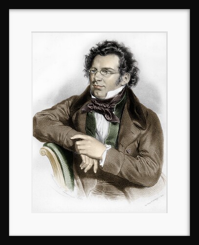 Portrait of Franz Schubert by Anonymous
