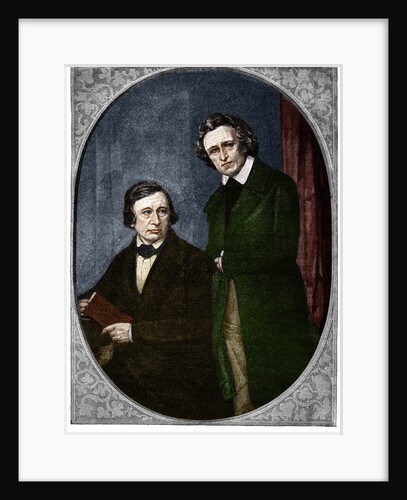 Portrait of Jacob and Wilhelm Grimm by Anonymous