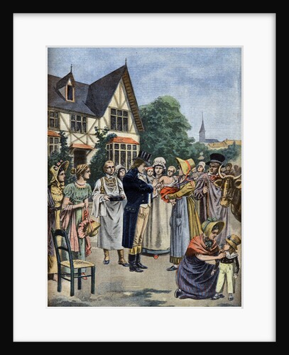 Illustration of Dr. Edward Jenner Vaccinating a Child Against Smallpox by Anonymous