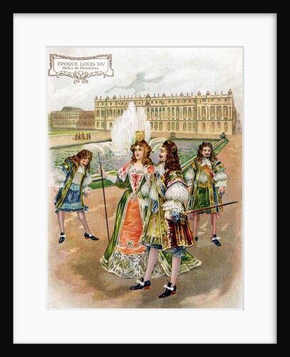 Illustration of Palais de Versailles During the Age of Louis XIV by Anonymous