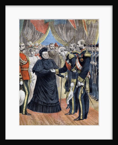 Illustration of the Arrival of Queen Victoria at Cherbourg in 1897 by Anonymous