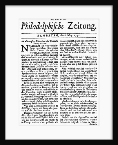 Philadelphische Zeitung by Anonymous
