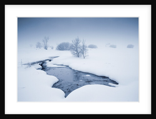 View of winter landscape by Anonymous