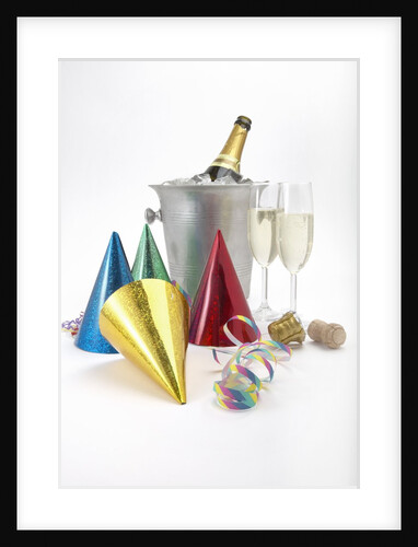 Party Hats, Streamers and Champagne by Anonymous