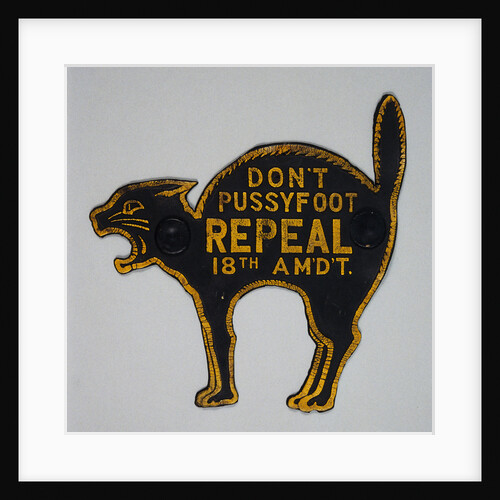 Anti-Prohibition Novelty Item by Anonymous