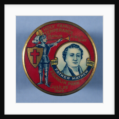 Temperance Organization Button by Anonymous