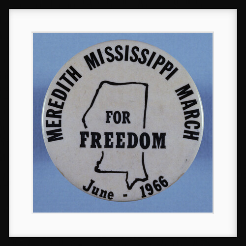 Meredith Mississippi March Button by Anonymous