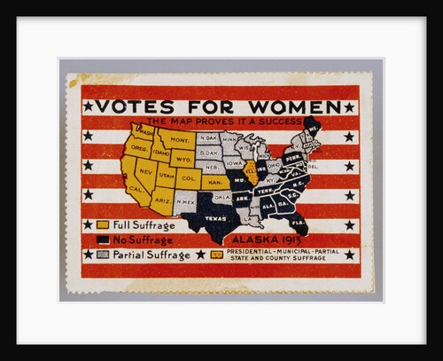 Votes for Women Stamp by Anonymous