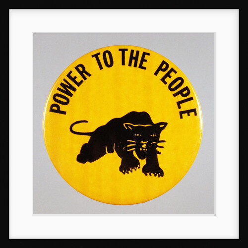 Black Panther Pin by Anonymous