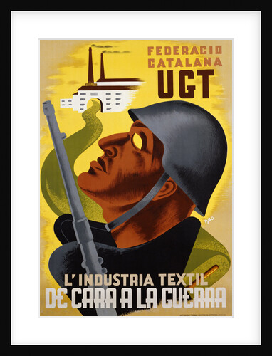 L'Industria Textil de Cara a la Guerra Poster by Anonymous