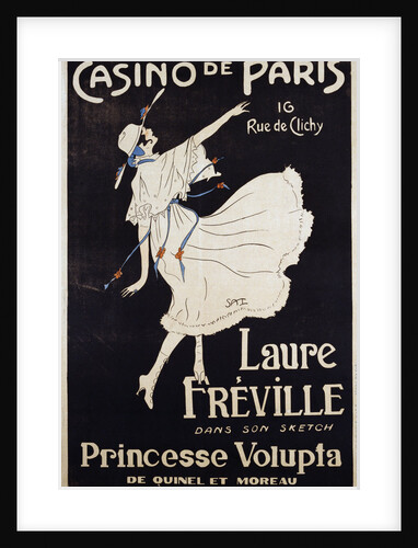 Casino de Paris Laure Freville Poster by Anonymous