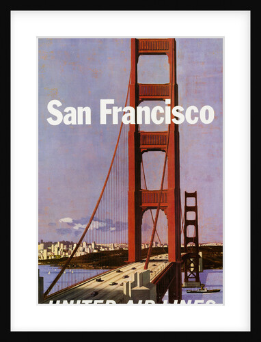 San Francisco United Airlines Poster by Stan Galli