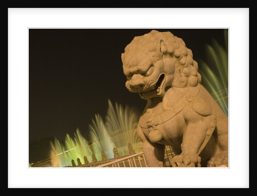 Stone Lion at the Gate of Heavenly Peace by Anonymous
