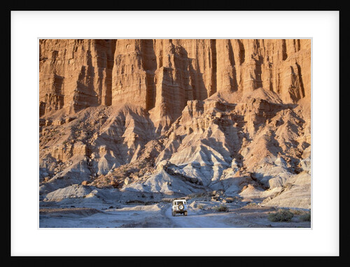 SUV Driving Through Valley of the Moon by Anonymous