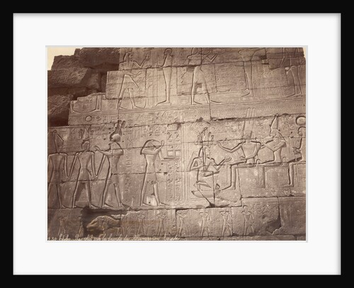 Bas-Relief on the Facade of Ramses Tomb by Anonymous