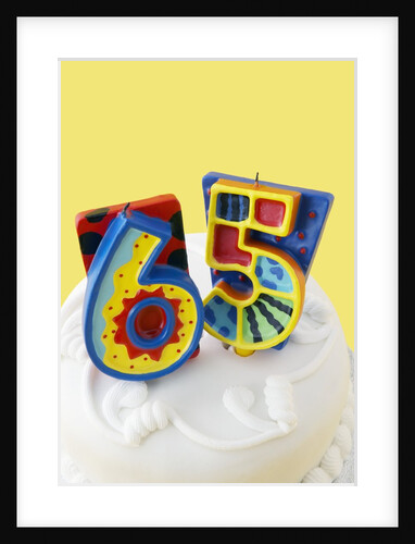 65 Birthday Cake Decorations by Anonymous