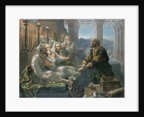 Judas and the Thirty Pieces of Silver for Betraying Christ by Hubert von Herkomer