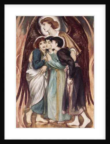 Shadrach, Meshach and Abednego in the Fiery Furnace by Simeon Solomon