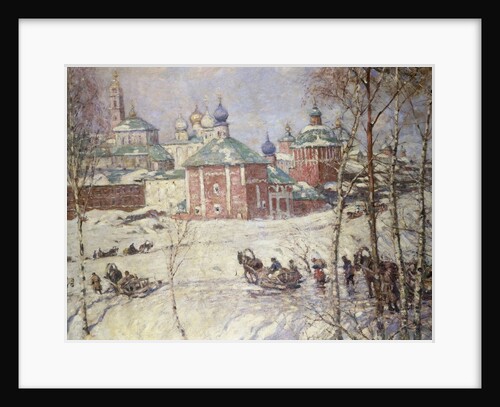 The Kremlin, Moscow, Russia, in Winter by Frederick William Jackson