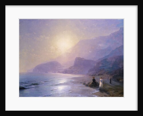 Pushkin at the Water's Edge by Ivan Aivazovsky