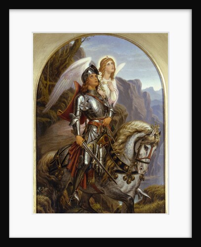 Sir Galahad and His Angel by Noel Paton