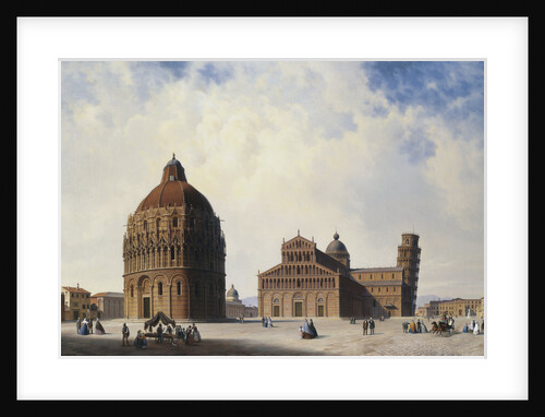 A View of Pisa, Italy by Hubert Sattler