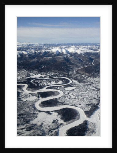 Frozen River and Snow-Covered Hills by Anonymous