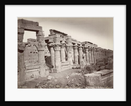 Colonnade of Temple of Isis by Anonymous