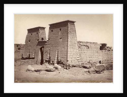 Pylon of Temple of Khonsu by Anonymous