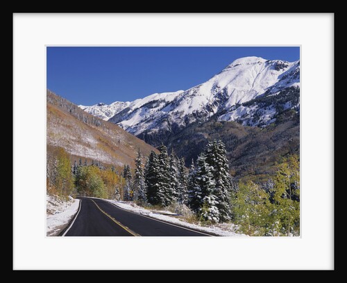 Mountain Highway in Winter by Anonymous