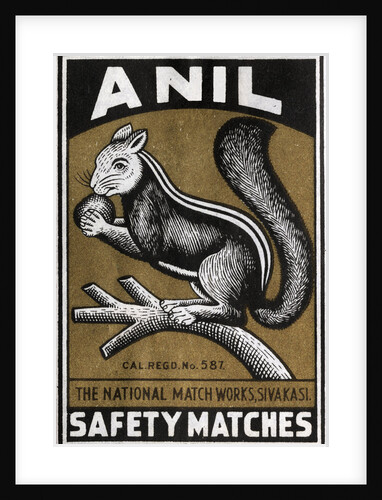Anil Indian Matchbox Label by Anonymous
