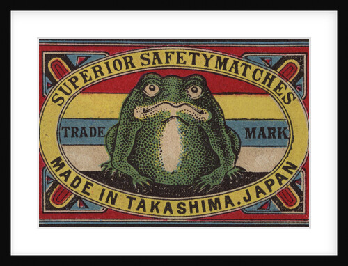 Superior Safety Matches Japanese Matchbox Label by Anonymous