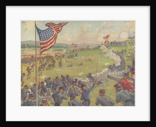 Book Illustration of the Battle of Gettysburg by E. Boyd Smith