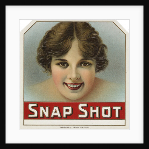 Snap Shot Cigar Label by Anonymous