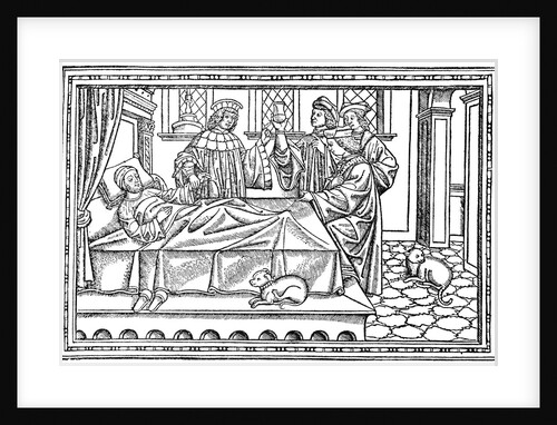 Four Physicians Visiting a Patient by Anonymous
