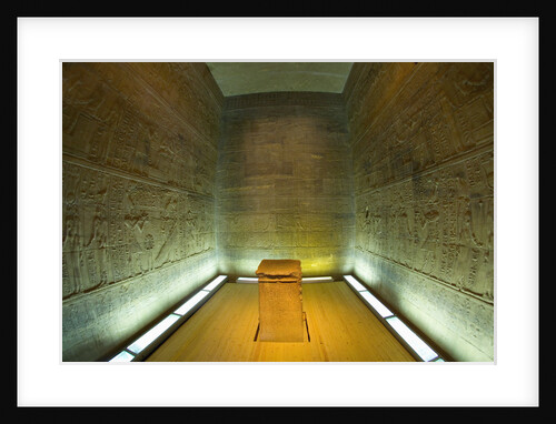 Interior Worship Area in the Temple of Isis by Anonymous