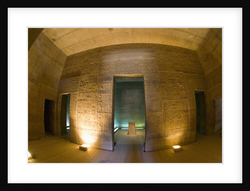 Interior Worship Area in the Temple of Philae by Anonymous
