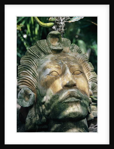 Mexican Sculpture Head by Anonymous