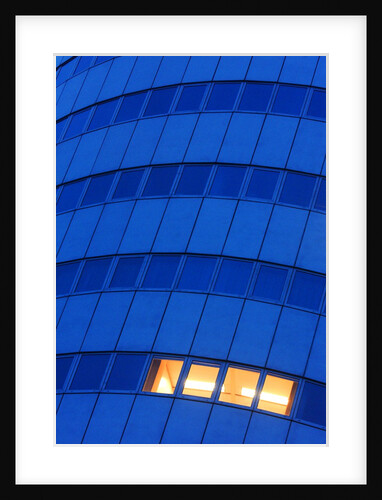 Illuminated Windows in an Office Building by Anonymous