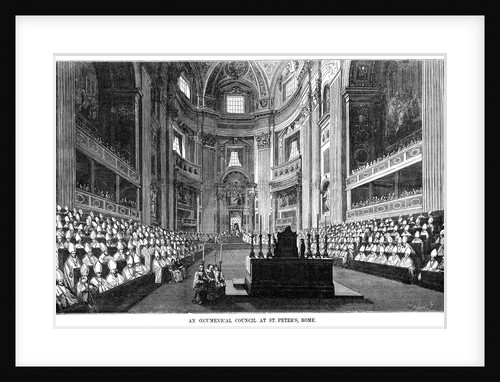 An Ecumenical Council at St. Peter's, Rome by Anonymous